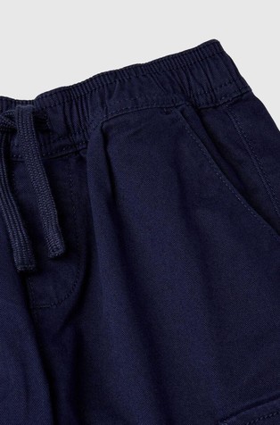 BENETTON Cargo hlače z zatezno vrvico Modra - Dark Blue 3