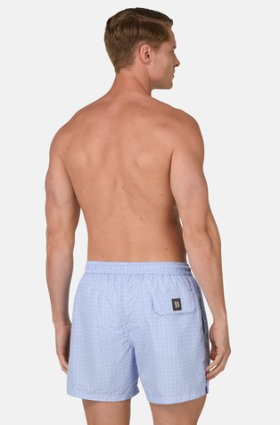 BOGGI MILANO Logo Print Swimsuit Light Blue 2