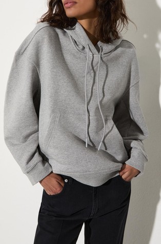 Oversized cotton hoodie