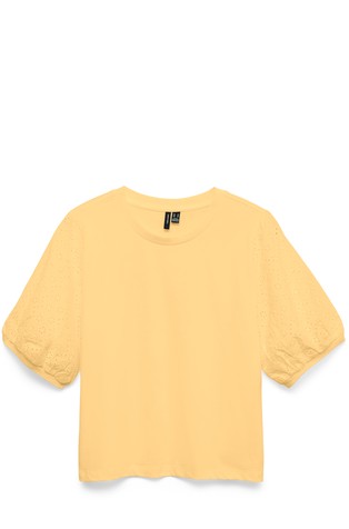 VMJANNI Top with embroidered sleeves