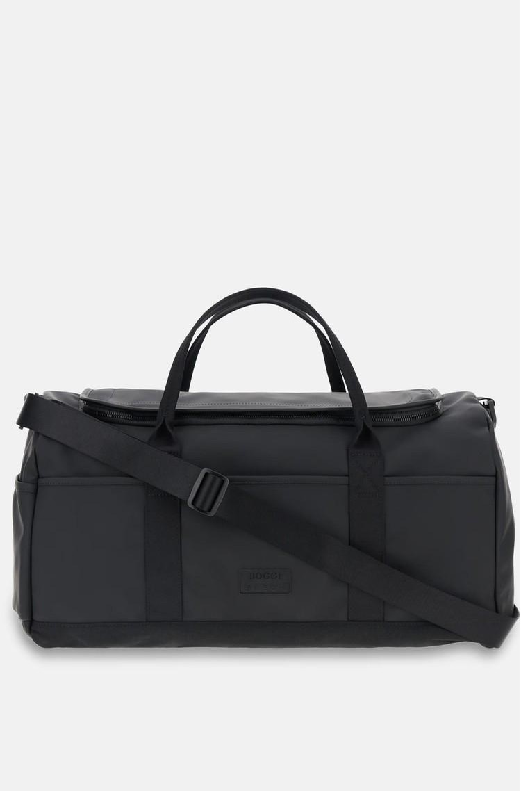 BOGGI MILANO Travel Bag in Technical Fabric Black 