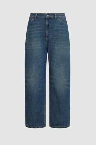 Mom fit jeans hlače z visokim pasom