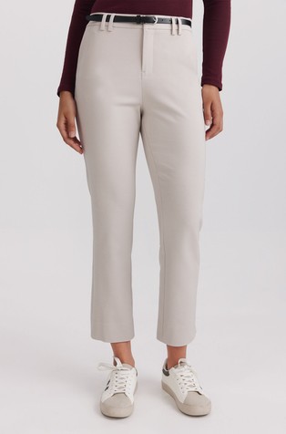 Regular chinos with belt