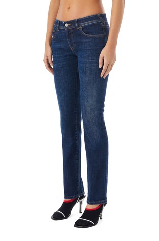 DIESEL Straight jeans - 2002 09B90 Dark Blue 2