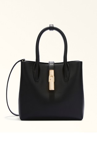 Manjša usnjena tote torbica