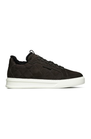 Quilted leather sneakers