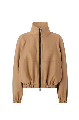 Flanelasta jakna iz mešanice z volno