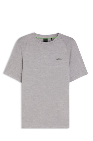 Active slim fit majica s kratkimi rokavi z regulacijo vlage