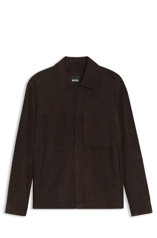 Suede overshirt