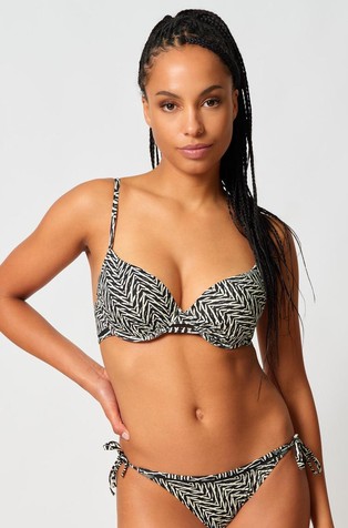 Animal Allure padded bikini top
