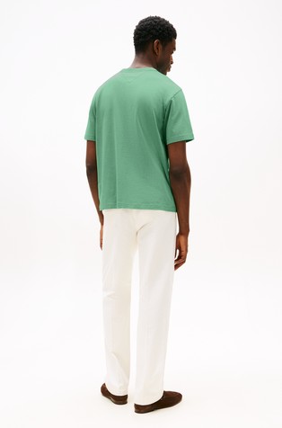 TOMMY HILFIGER Logo Relaxed Fit T-Shirt Green 2
