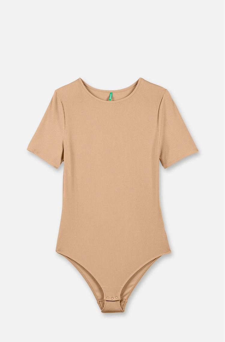 PALMERS Fine Rib short-sleeved body Beige 