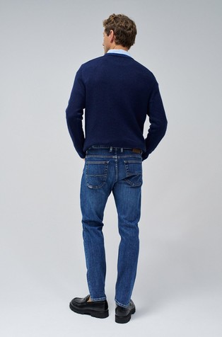 SALSA JEANS Slim fit jeans hlače s spranim videzom Modra - Blue 3