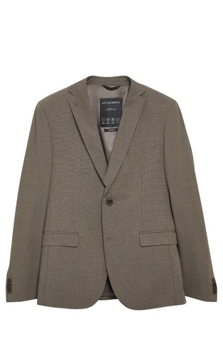 S.o ultimate slim fit suknjič iz mešanice z volno