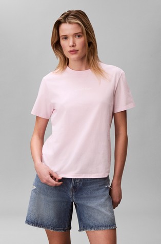 Regular fit bombažna majica z logotipom