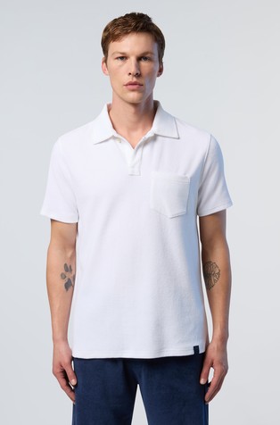 Terry toweling polo shirt