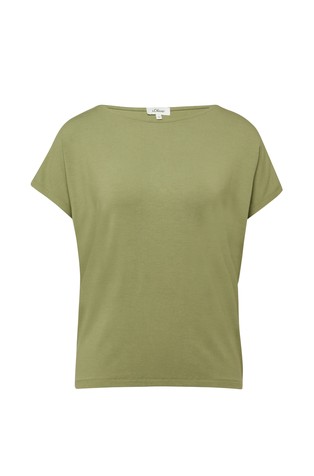 Plapolajoča majica s spuščenimi rameni