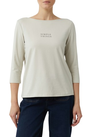 Majica s 3/4 rokavi in potiskom