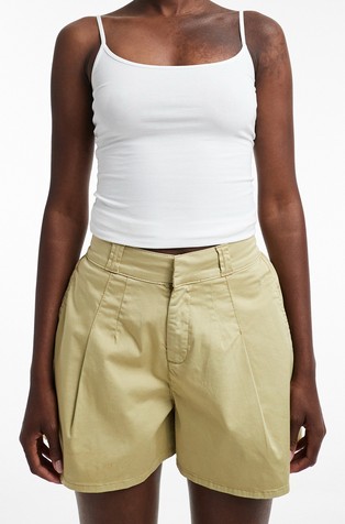 TSEVA stretch cotton shorts