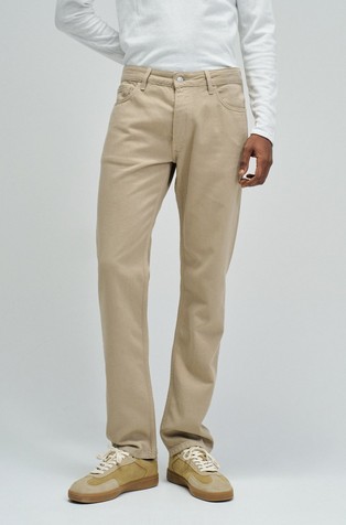 Ravne hlače iz bombažne mešanice