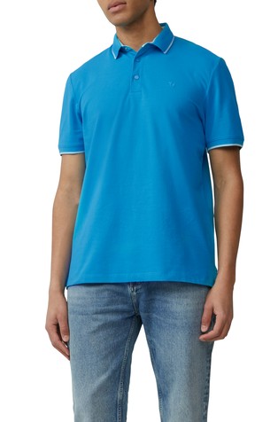Piké polo majica s kontrastnimi detajli