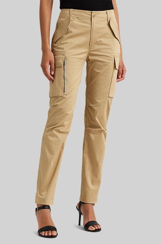 Cotton sateen cargo pant