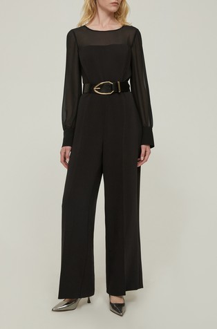 Dolg kombinezon z vstavki iz tila