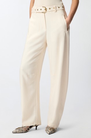 Ravne hlače s pasom