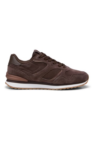Suede sneaker