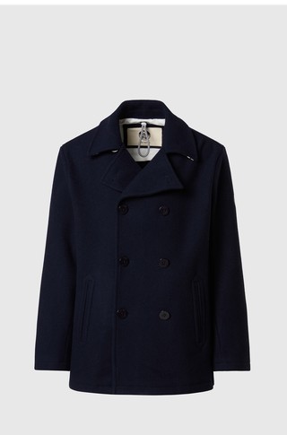 Peacoat in wool-blend