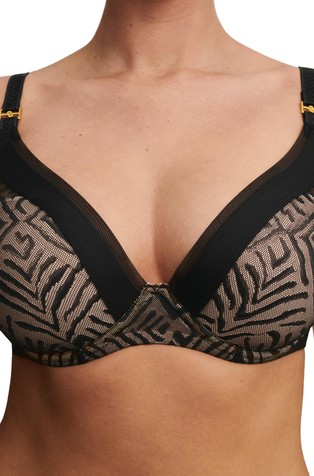 CHANTELLE Graphic Allure modrček z žično oporo Črna - Black 2