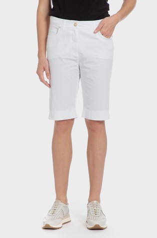 Poplin bermuda shorts