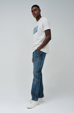 SALSA JEANS Logo majica s kratkimi rokavi Bela - White 2