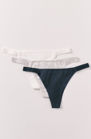 3-pack string thongs