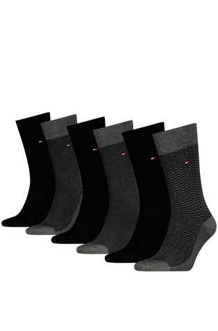 Paket 6 parov nogavic z mikro vzorcem