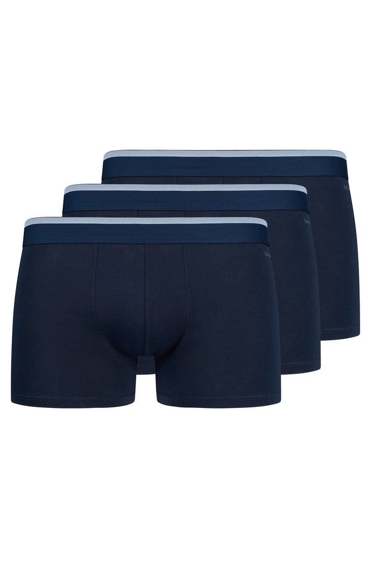 SKINY Cotton Multipack paket 3 boksaric Modra - Crown Blue 