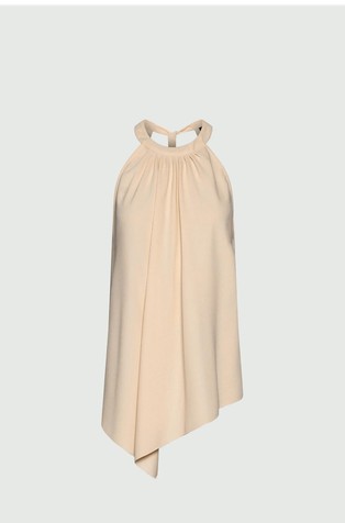 Art. 365 Asymmetric envers satin top