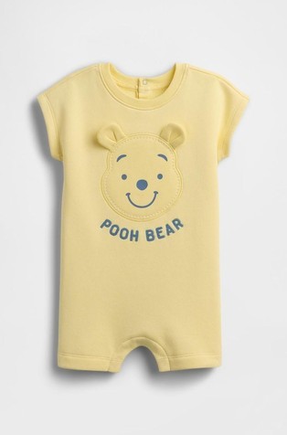 Winnie The Pooh pajac za dojenčke s kratkimi rokavi