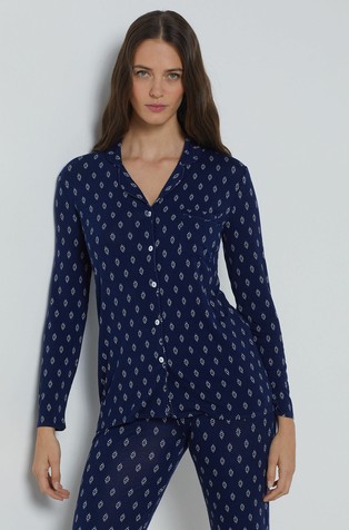 Stasya Printed Pajama Shirt