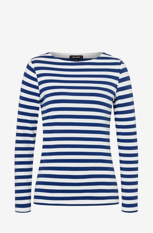 Striped modal blend T-shirt