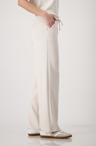 MONARI Straight sweatpants in blend with viscose Seashell 2