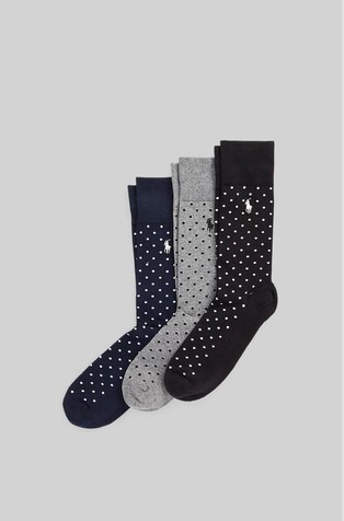 Polka-dot Trouser Sock 3-pack