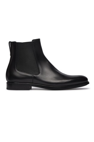 Leather ankle boots