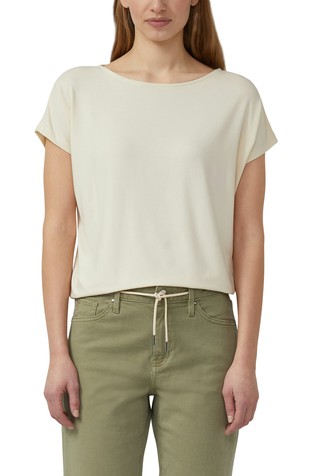 Plapolajoča majica s spuščenimi rameni