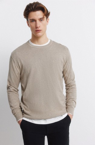 Organic cotton knit jumper