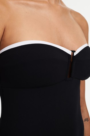 CHANTELLE Authentic enodelne kopalke brez opore Črna - Black 3