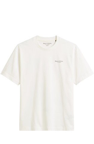 MARC O'POLO Relaxed T-shirt with back print White 4
