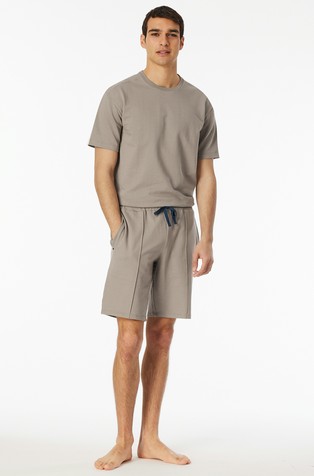 SCHIESSER Mix &amp; Relax - cotton pants short Brown 3