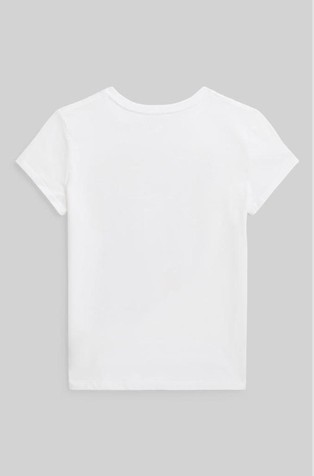 RALPH LAUREN Cotton Jersey Graphic Tee White 2