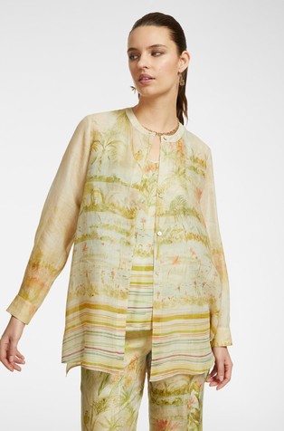 Long printed shirt